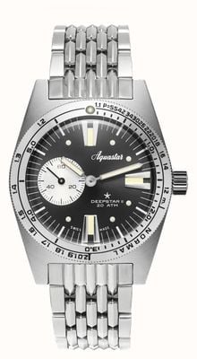 Aquastar Deepstar II Mono-Compax Automatic (37mm) Steel Grey Dial / BoR Stainless Steel Bracelet DS2-BOR SG