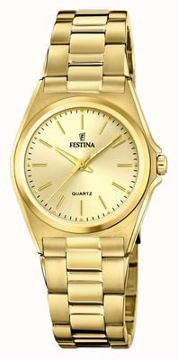 Festina Women's | Gold Dial | Gold PVD Bracelet F20557/3
