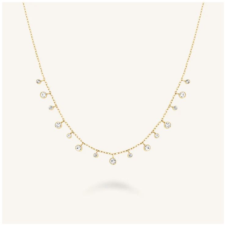 Rosefield Jewellery JNDCG-J1017 Multi Dangling Crystals