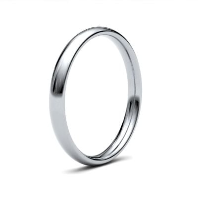 James Moore Wedding Ring  | 2.5mm | Medium | Size Traditional Court | AG_2.5LMC-9W AG_2.5LMC-9W