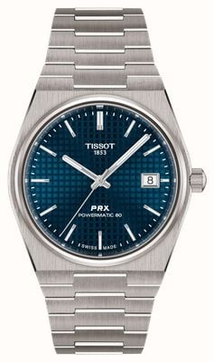 Tissot PRX Powermatic 80 - Titanium (38mm) Blue Dial / Titanium Bracelet T1378074404100