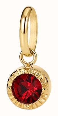 D.LOUISE Mini Bezel Birthstone Charn January/Garnet CH-40-01