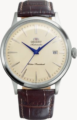 Orient Bambino Automatic (40.5mm) Cream Dial / Brown Leather Strap RA-AC0033Y30B