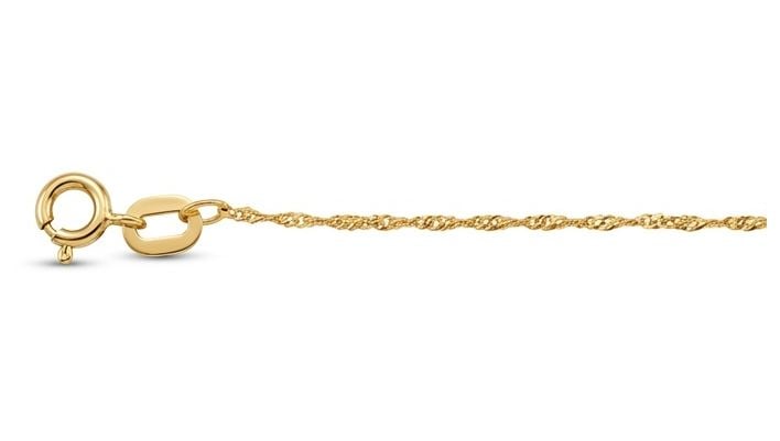James Moore SSIN-95-9Y-18 9ct Yellow Gold Ultra Fine Jewellery