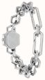 Olivia Burton 20mm Hex Link Mini Silver Bracelet 24000393 - alternate view 4