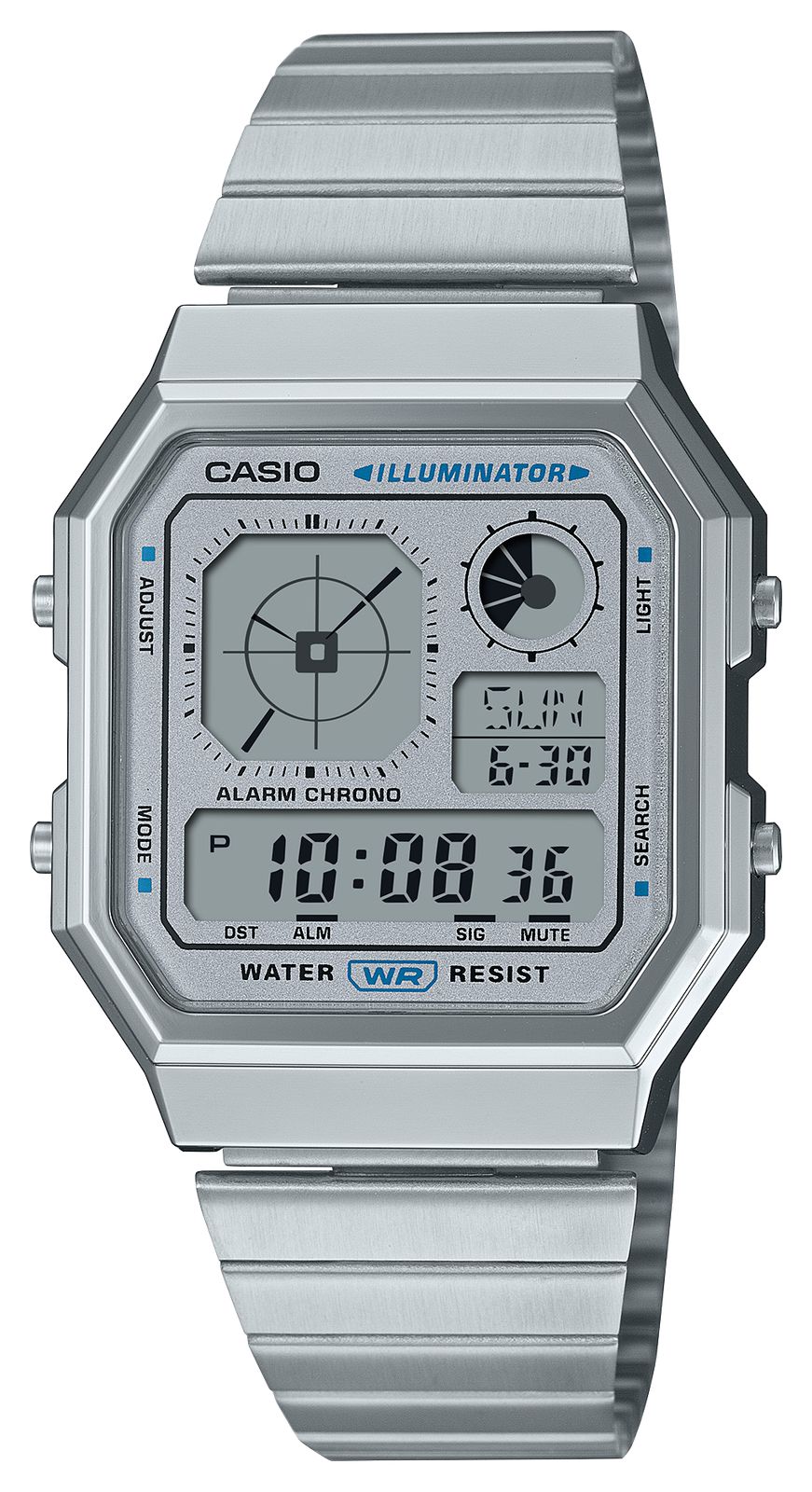 Casio A130WE-7AEF Vintage Illuminator (33.9Mm) Digital Watch
