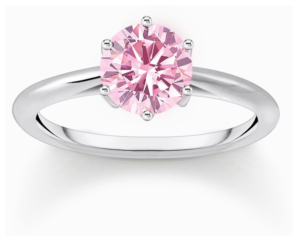 Thomas Sabo TR2474-051-9-54 Brilliant Cut Pink Zirconia Jewellery