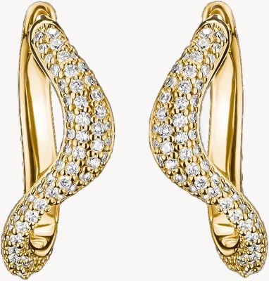 Thomas Sabo Hoop Earrings With White Zirconia CR765-M01-14