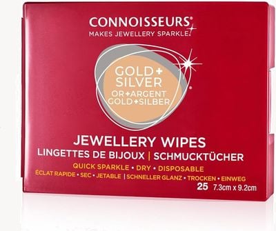 Connoisseurs® Gold + Silver Jewellery Wipes CONN776