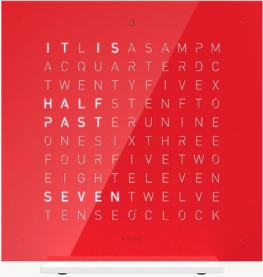 QLOCKTWO EARTH 13.5 PURE EDITION CHERRY CAKE (English) T4PENCC-UK