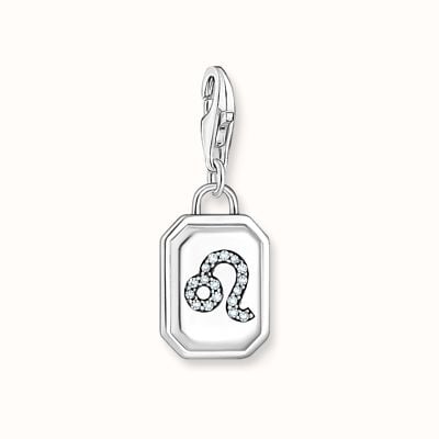 Thomas Sabo Silver Charm Pendant Zodiac Sign Leo With Zirconia 2150-643-21