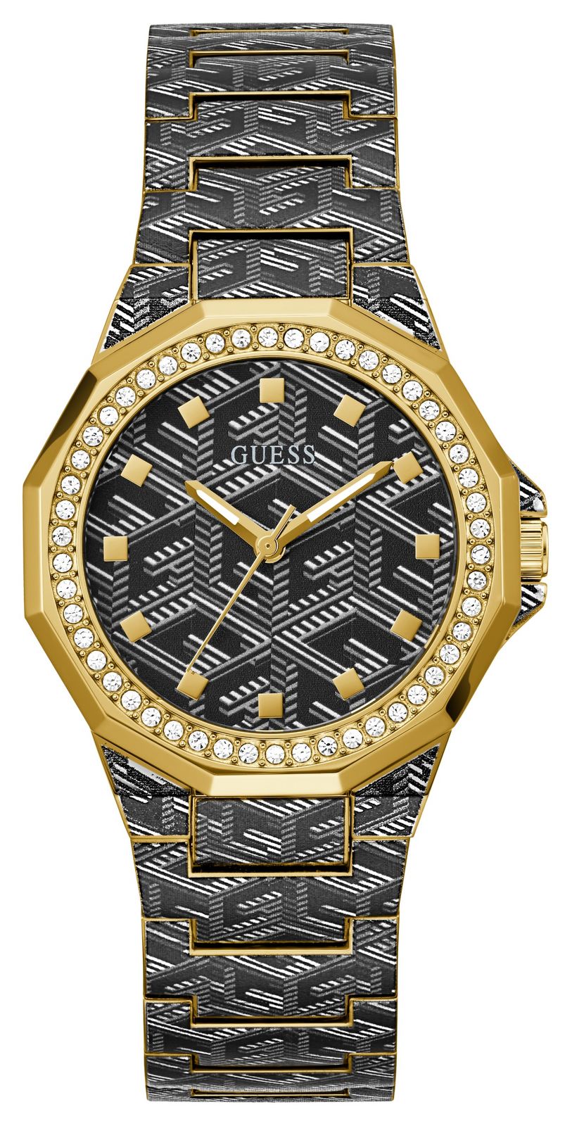 Guess GW0597L1 Women’s Misfit (38mm) Black Patterned Dial / Watch