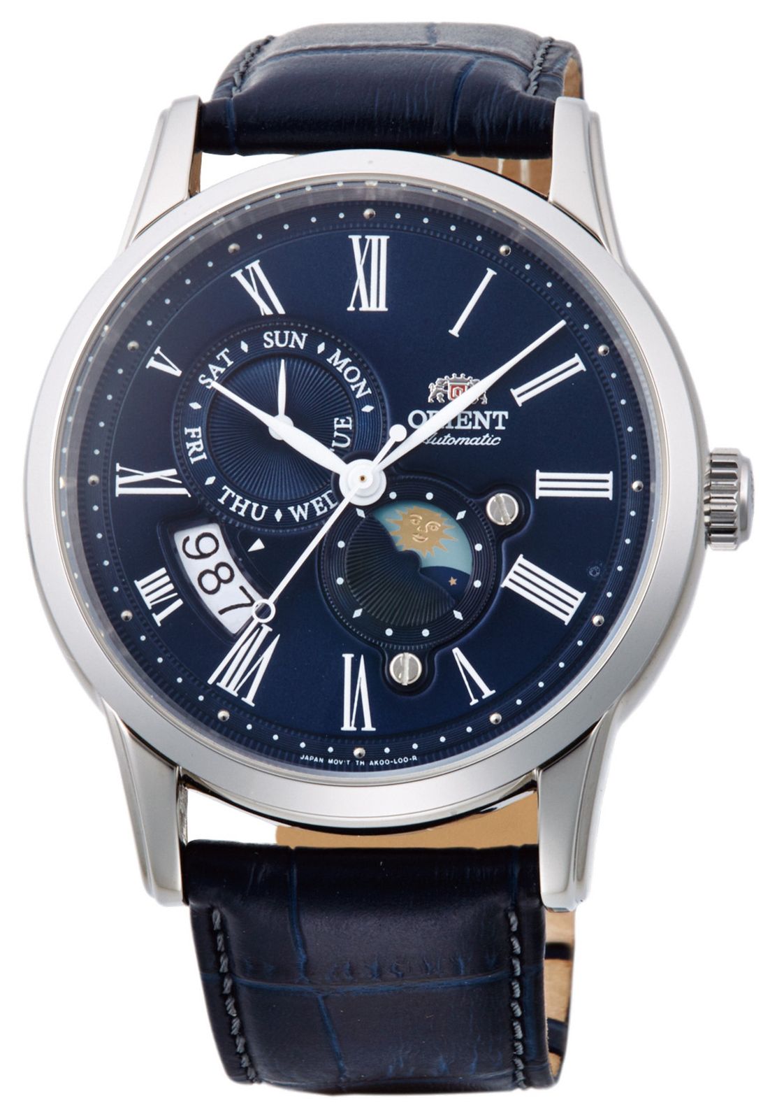 Orient RA-AK0011D30B Sun & Moon Mechanical (42.5mm) Blue Watch