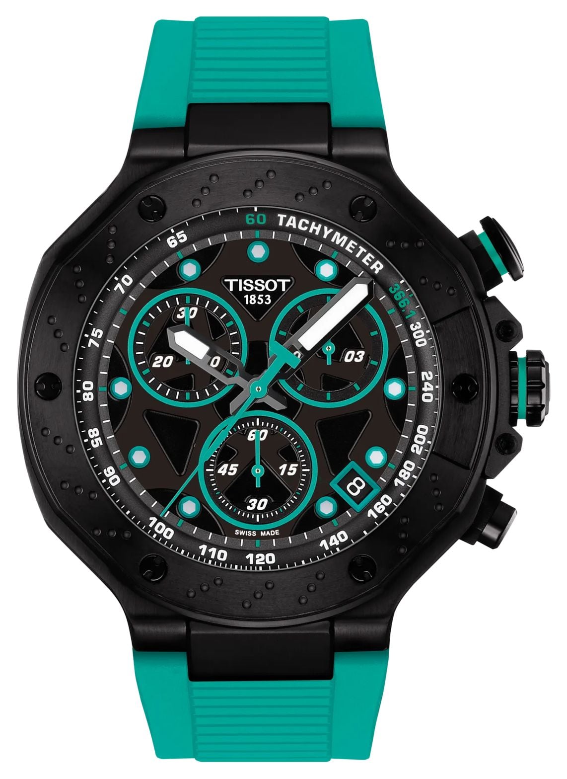 Tissot T1414173705101 T-Race Quartz Chronograph (45mm) Black Watch