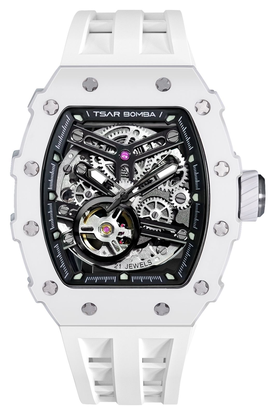 TSAR BOMBA TB8208C-07 Elemental Series Ceramic Automatic (43 Watch
