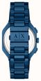 Armani Exchange Dual-Time Quartz (40mm) Black Dial / Blue PVD Stainless Steel Bracelet AX1477 - alternate view 2