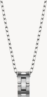 Herbelin Cap Camarat Necklace - Brushed And Polished Stainless Steel - 8mm (One Size) CCC8AB