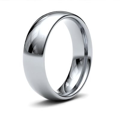 James Moore Wedding Rings | Palladium 500 | 6mm | Medium | Traditional Court | AG_6GMC-PD5