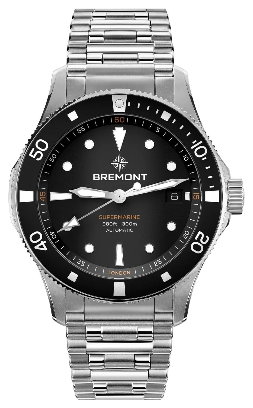 Bremont SM40-DT-SS-BK-B Supermarine 300M Date Automatic ( Watch