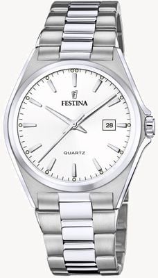 Festina Men's | White Dial | Stainless Steel Bracelet F20552/2