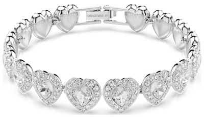 Swarovski x Ariana Grande Heart-Shaped Crystal Tennis Bracelet 5720860