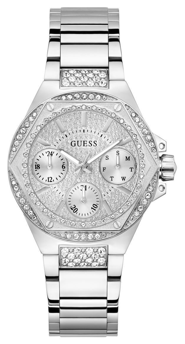 Guess GW0878L1 ENVY Crystal Multifunction (38mm) Silver Watch