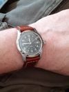 Customer picture of Hamilton Khaki Field Automatic (38mm) Black Dial / Brown Leather Strap H70455533