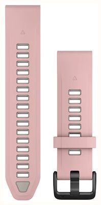 Garmin QuickFit® 20 Watch Bands (20mm) Dust Rose/Fog Gray Silicone 010-13391-05