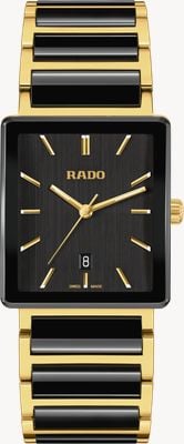 RADO Integral Quartz (31.5mm) Black Brushed Dial / Black High-Tech Ceramic & PVD Bracelet R20256162