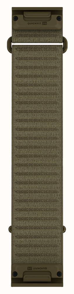 Garmin QuickFit Bands (26mm - Long) Drab Green ComfortFit Fabric - Strap Only 010-14508-16 - alternate view 2