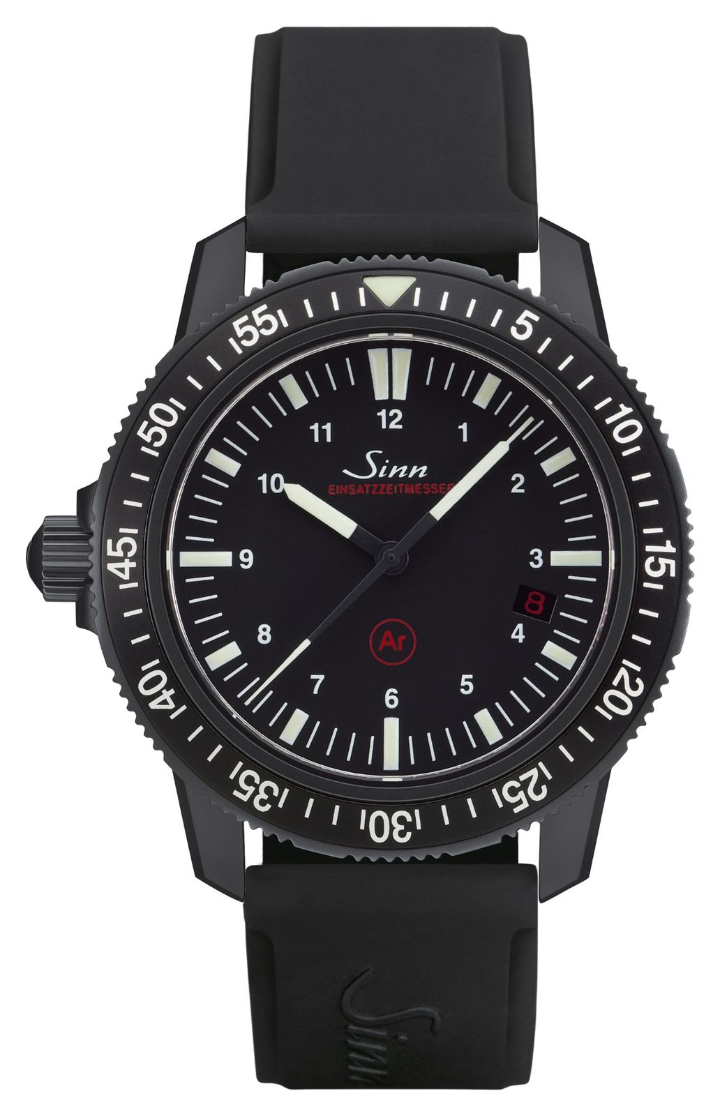 Sinn 603.020 BLACK SILICONE EZM 3 S TEGIMENT (41mm) Black Watch