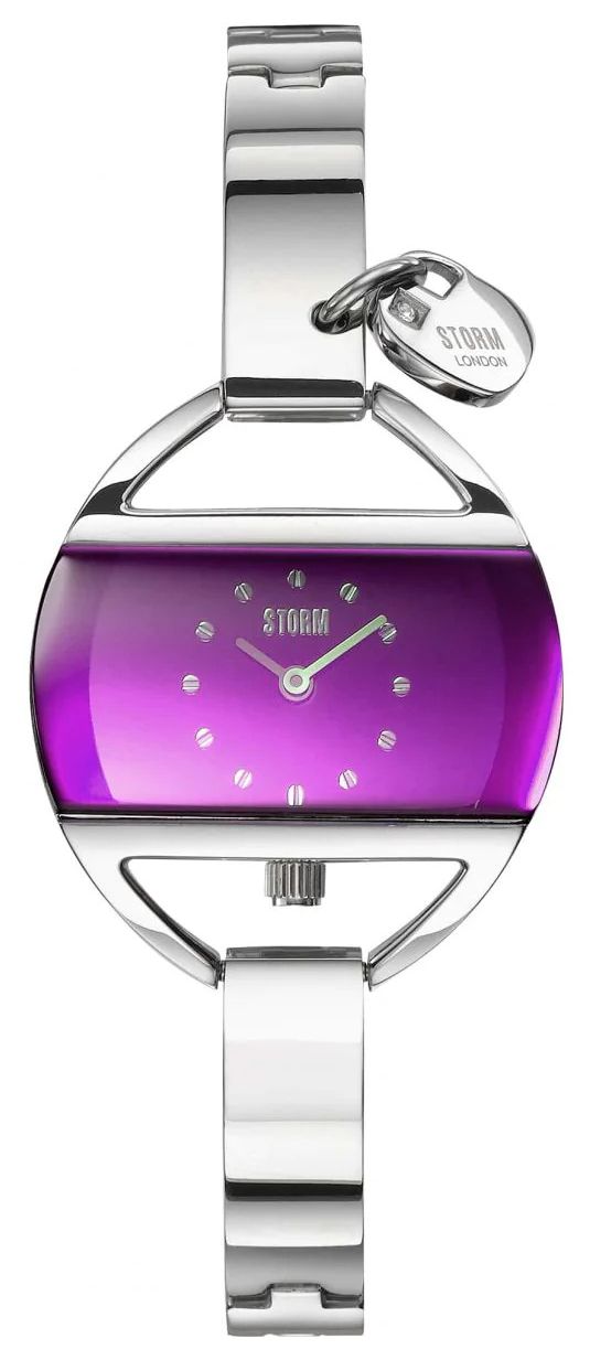 STORM 47013/P Ladies Temptress Charm Lazer Purple Watch
