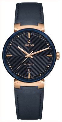 RADO Florence Automatic (39mm) Embossed Blue Dial / Blue Leather Strap R48905205