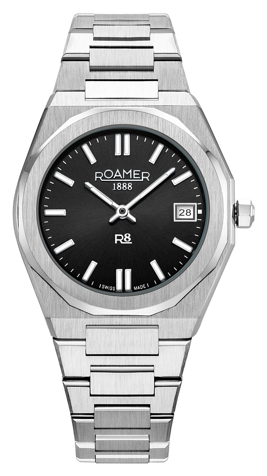 Roamer 972857 41 85 20 R8 Ladies Quartz (32mm) Black Dial / Watch