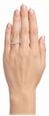 0.50ct Round Brilliant Natural Diamond Platinum Solitaire Ring FCD28350 - alternate view 4