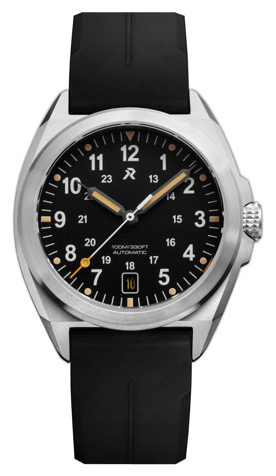 RZE VAL-38-CB Valour 38 Automatic (38mm) Carbon Black Dial Watch