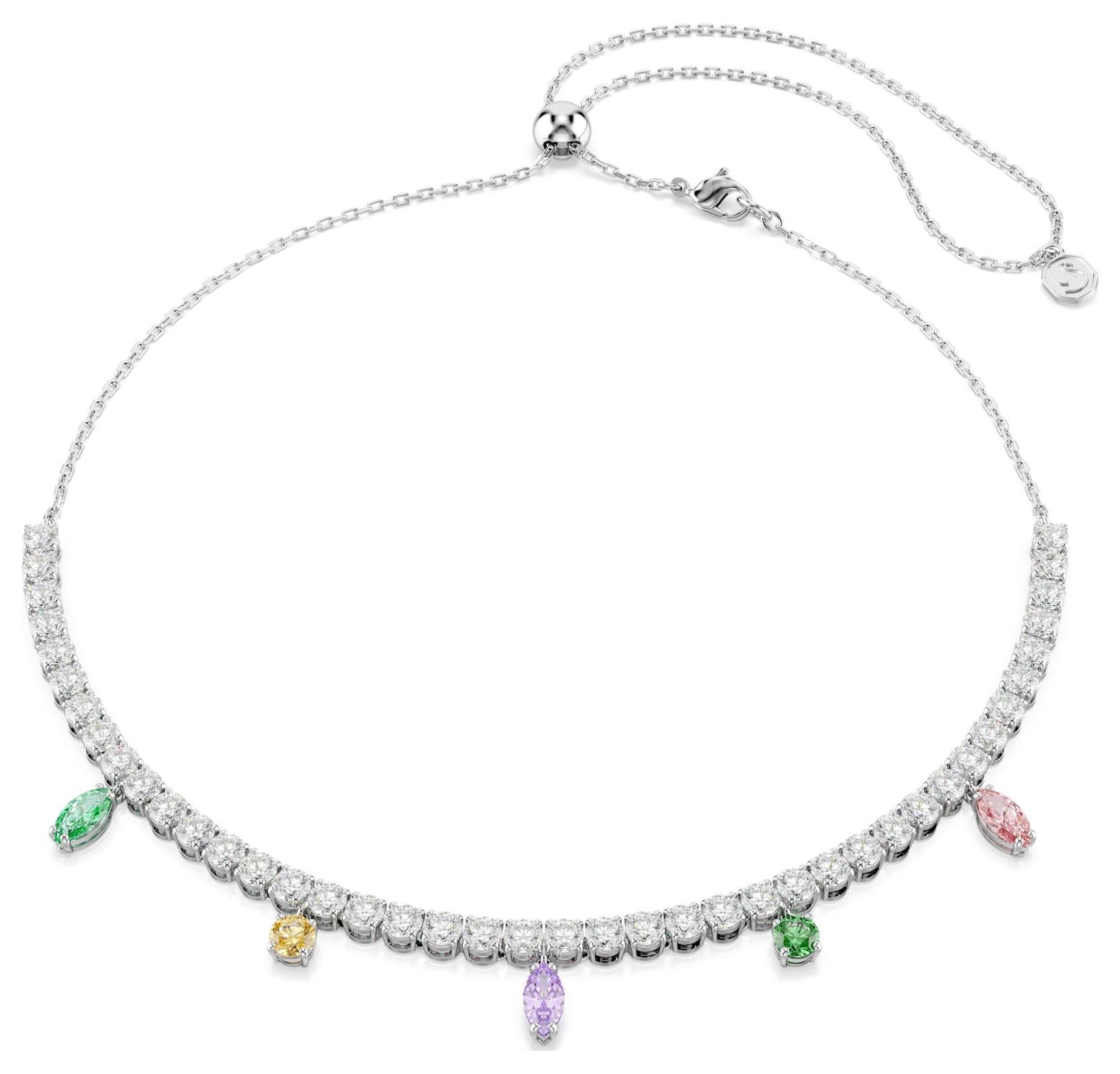 Swarovski 5737422 x Ariana Grande Mixed-Cut Rhodium-Plated Jewellery