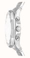 Diesel Stinger Pavé Chronograph (46mm) Silver Pavé Dial / Stainless Steel Bracelet DZ4734 - alternate view 3