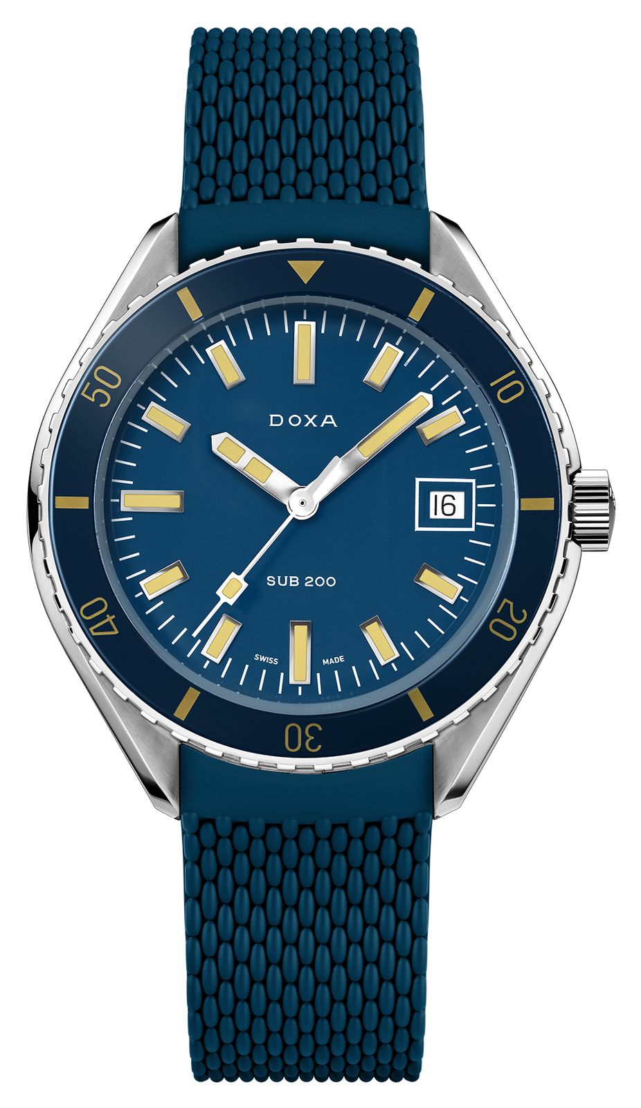 DOXA 799.10.201.32 SUB 200 Caribbean (42mm) Dark Blue Iconic Watch