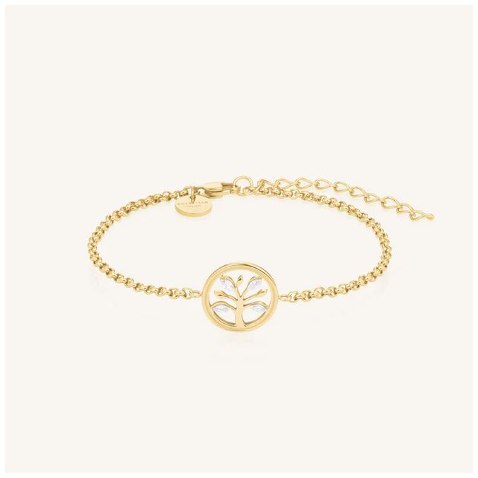 Rosefield Jewellery JBTLG-J1318 Tree Of Life Gold Plated