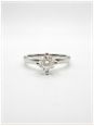 0.50ct Round Brilliant Natural Diamond Platinum Solitaire Ring IGI Certified FCD28377
