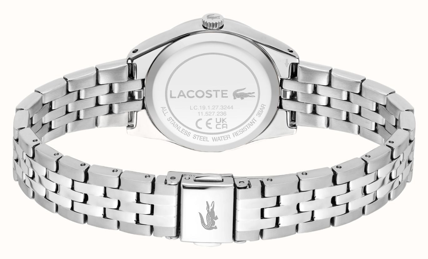 Lacoste Parisienne Tuilerie Quartz (30mm) Silver Dial / Stainless Steel Bracelet 2001301 - alternate view 3