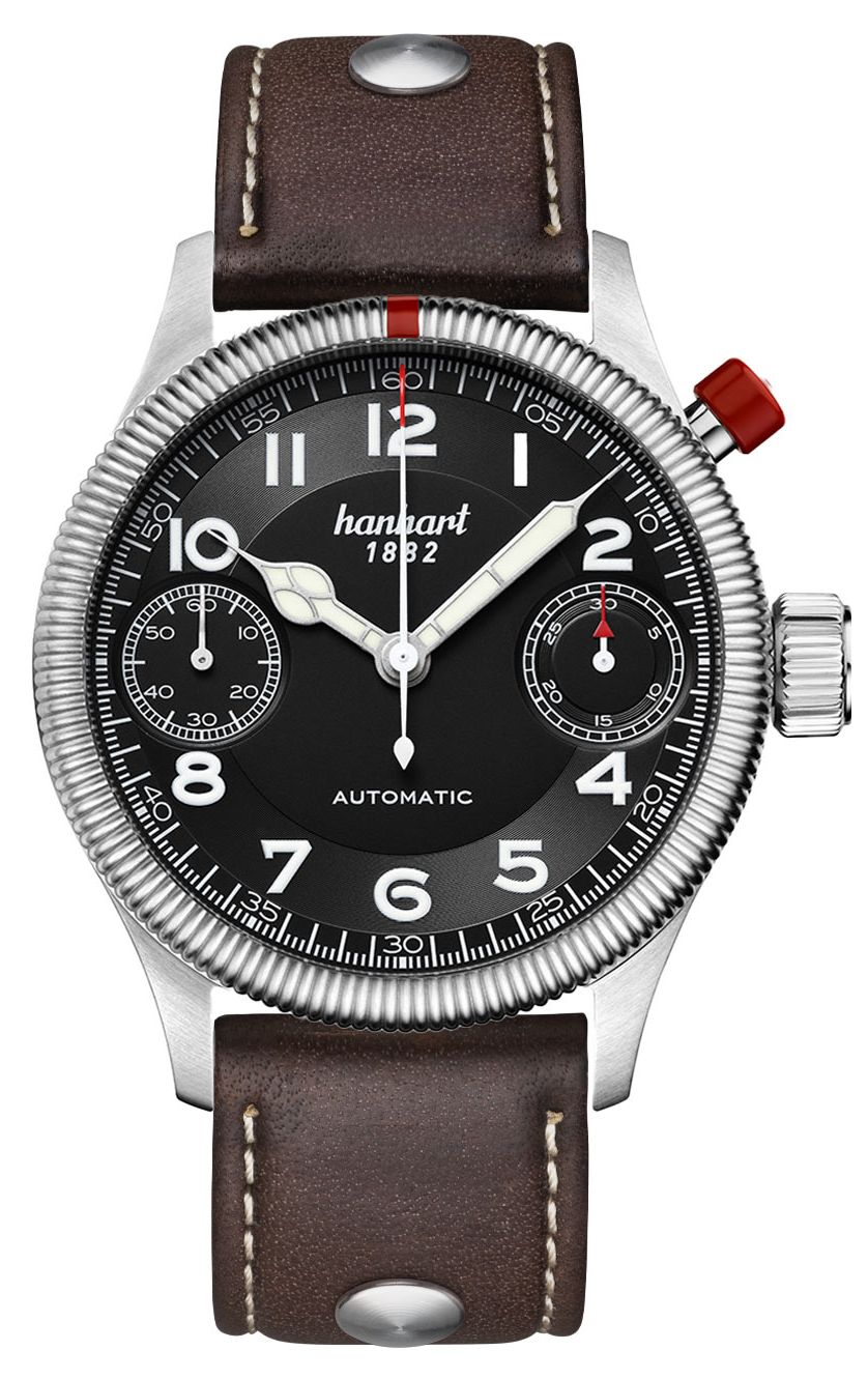 Hanhart 733.210-0110 PIONEER MonoScope Automatic Chronograph Watch