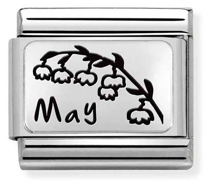 Nomination 330112/17 Classic May Birthstone Emerald Charm Jewellery