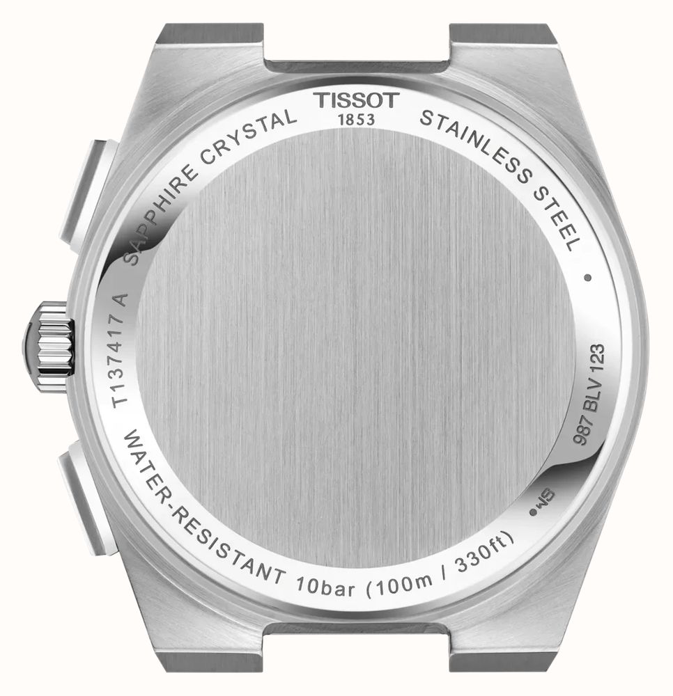 Tissot PRX Quartz Chronograph (41mm) Blue Dial / Stainless Steel Bracelet T1374171104100 - alternate view 4
