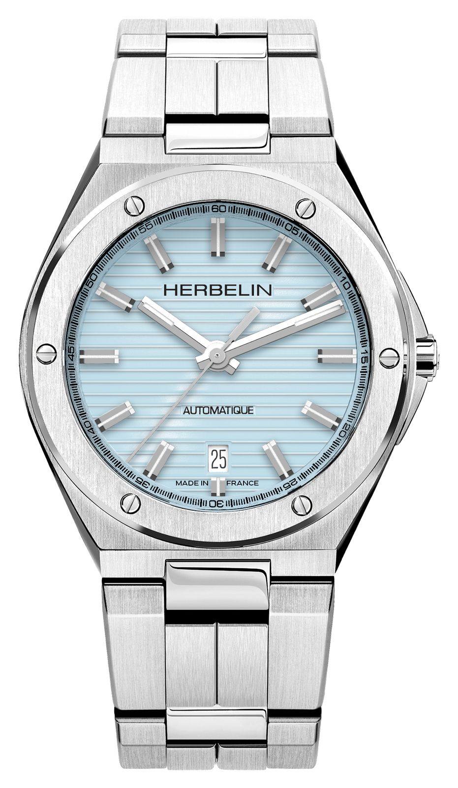 Herbelin 1645B25 Cap Camarat Automatic (40.5mm) Light Blue Watch