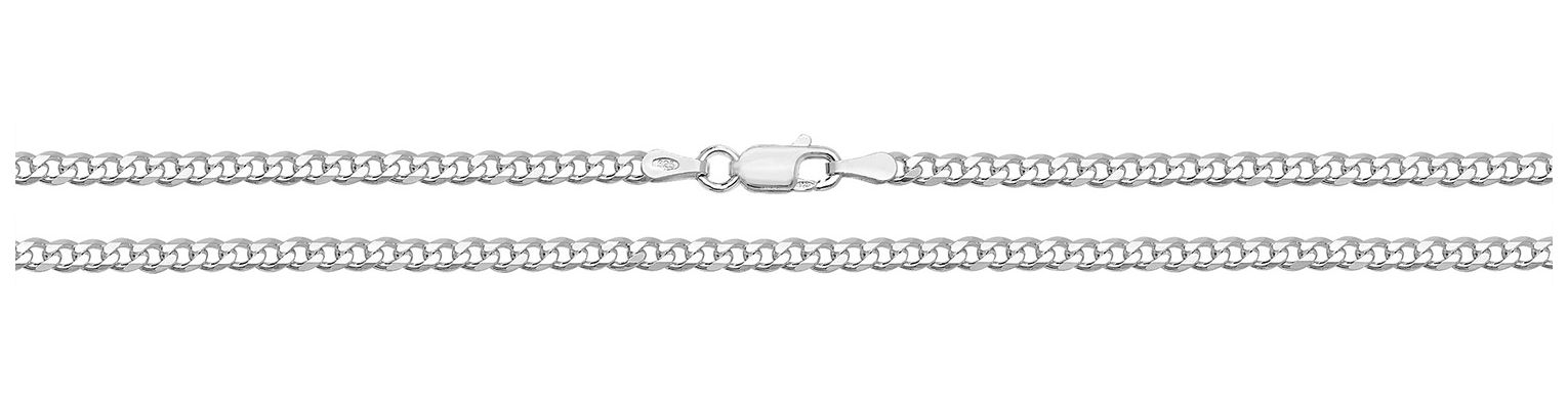 Treasure House G1141/20 Sterling Silver Light Curb Chain 20 Jewellery