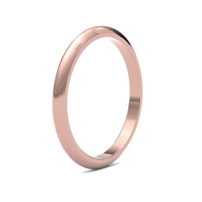 James Moore Wedding Ring  | 2mm | Heavy | Size D-Shape | AG_2LHD-9R AG_2LHD-9R