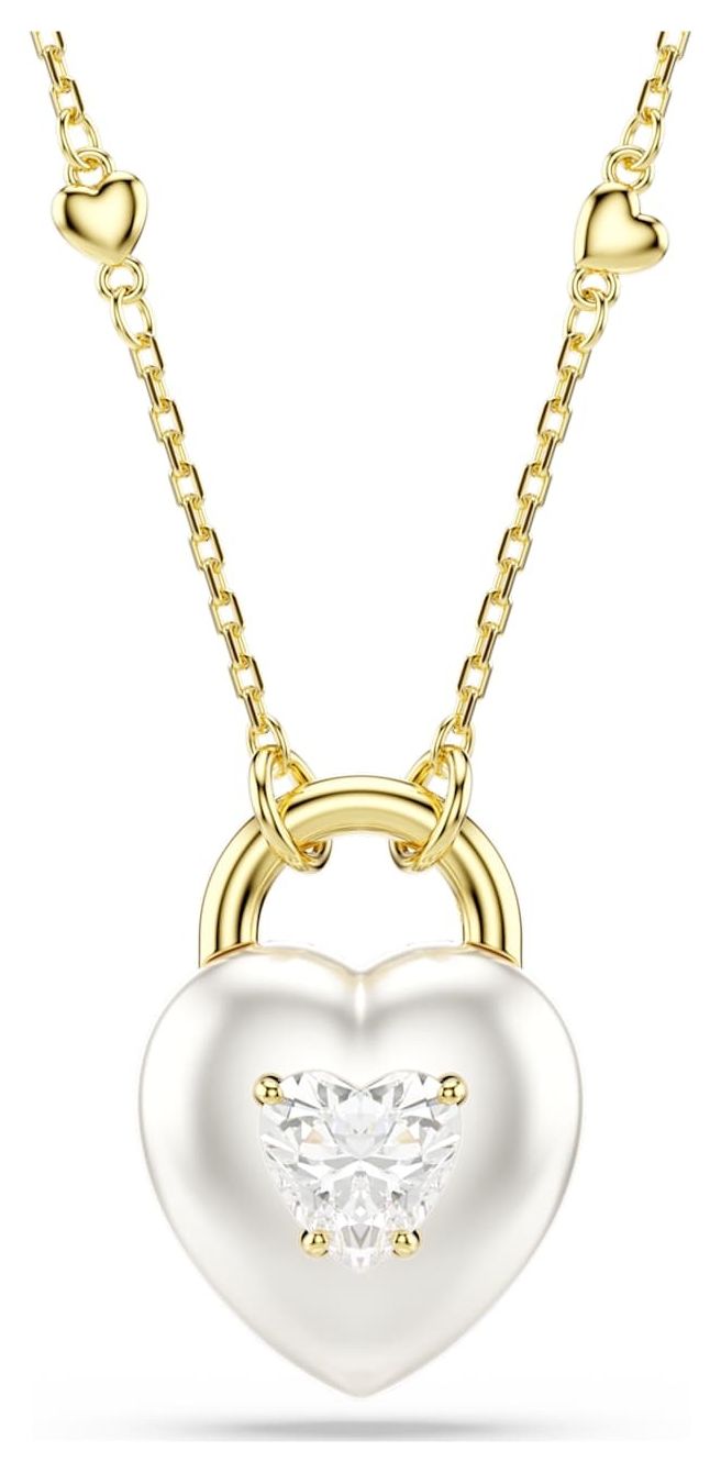 Swarovski 5744127 Idyllia Pendant, Mixed Cuts, Heart, White Jewellery