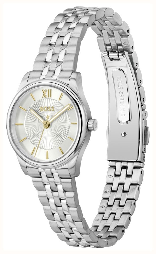 BOSS Graceful Mina Stainless Steel Silver Dial Watch And Bracelet Gift Set 1570210 - alternate view 2